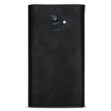 Peněženkové kožené pouzdro pro Samsung Galaxy A6 - Black