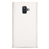 Peněženkové kožené pouzdro pro Samsung Galaxy A6 - White