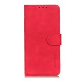 Peneženkové kožené pouzdro pro Motorola Moto G9 Play / Moto E7 Plus  - Červená