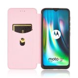 Peneženkové pouzdro pro Motorola Moto G9 Play - Růžová