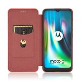 Peneženkové pouzdro pro Motorola Moto G9 Play - Červená