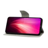Peňeženkové kožené pouzdro na Xiaomi Redmi Note 8T - Purple Butterfly