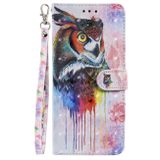 Peňaženkové 3D puzdro na Samsung Galaxy A51 5G - Oil Painting Owl