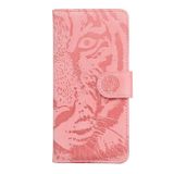 Peňaženkové kožené pouzdro TIGER na Sony Xperia 1 - Růžová