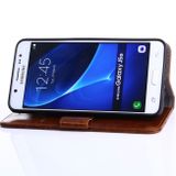 Peňaženkové kožené pouzdro na Samsung Galaxy Note 20 Ultra - Svetlohnědá
