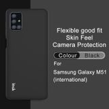 Gumový kryt na Samsung Galaxy M51 - Černá