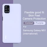 Gumový kryt na Samsung Galaxy M51 - Fialová