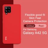 Gumový kryt na Samsung Galaxy A42 5G - Červená