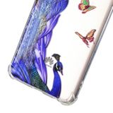 Gumový kryt Peacock Pattern na Huawei Y7 Prime (2018)