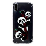 Gumový kryt na Huawei Y7 (2019) - Three Pandas Pattern