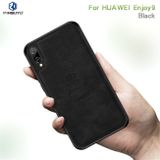 Plastový Denim kryt na Huawei Y7 (2019) - Černý