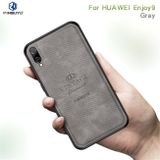 Plastový Denim kryt na Huawei Y7 (2019) - Šedý