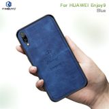 Plastový Denim kryt na Huawei Y7 (2019) - Modrý