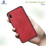 Plastový Denim kryt na Huawei Y7 (2019) - Červený