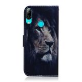 Pěneženkové pouzdro Lion Pattern  na Huawei P Smart (2019) / Honor 10 Lite