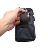 Multifunkční sportovní taška pro mobil 6,9 s modrým páskovým pásem