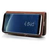 Peněženkové kožené pouzdro DG.MING pro Samsung Galaxy S8 - Šedá