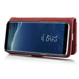 Peněženkové kožené pouzdro DG.MING pro Samsung Galaxy S8 - Červená