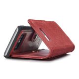 Peněženkové kožené pouzdro DG.MING pro Samsung Galaxy S8 - Červená
