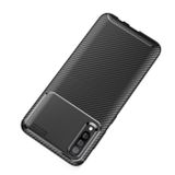 Gumový kryt Brushed Carbon  na Samsung Galaxy A70 - čierna
