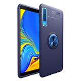 Gumový kryt Shockproof TPU na Samsung Galaxy A7(2018)-modrá