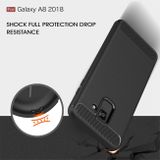 Gumový kryt Armor na Samsung Galaxy A8 (2018) - čierna