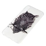 Gumový kryt Owl Pattern Highly Transparent TPU   na Samsung Galaxy A70