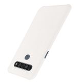 Kožený kryt na LG K61 - Bíla