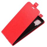 Peňeženkové kožené pouzdro na Samsung Galaxy A42 5G - Červená
