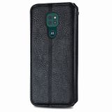 Peneženkové kožené pouzdro pro Motorola Moto G9 Play - Černé
