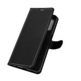 Pěneženkové kožené pouzdro LITCHI pro Samsung Galaxy A32 5G - Černá