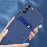 Gumový kryt CARD na Samsung Galaxy S21 FE - Sky Blue