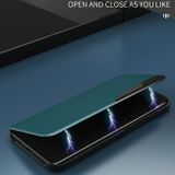 Knížkové pouzdro Electroplating Mirror na Samsung Galaxy A23 5G - Zelená