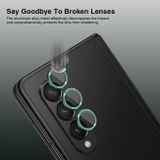 Ochranné sklo na zadní kameru ENKAY pro Samsung Galaxy Z Fold4 - Zelená