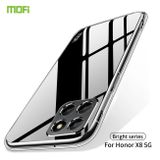 Gumový kryt MOFI pro Honor X8 4G - Průsvitná