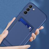 Gumový kryt CARD pro Samsung Galaxy A54 5G - Blankytně modrá