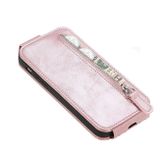 Peněženkové kožené pouzdro Zipper Wallet pro Honor X8 5G/X6 - Růžovo zlatá
