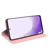 Peňeženkové kožené pouzdro MAGNETIC pro Samsung Galaxy S23 5G – Růžová