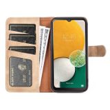 Peněženkové kožené pouzdro STITCHING pro Samsung Galaxy A14 4G/5G - Žlutá