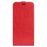 Peněženkové kožené pouzdro R64 Texture na Oppo A58 5G - Červená