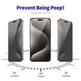 Ochranné sklo ENKAY Anti-peeping pro iPhone 15 Pro Max