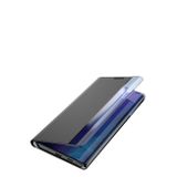Peněženkové kožené pouzdro Plain Cloth pro Samsung Galaxy S23 FE - Královská modrá