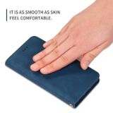 Peňaženkové kožené pouzdro na iPhone 11 Pro Max Magnetic - Navy Blue