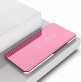 Knížkové pouzdro Electroplating Mirror na iPhone 11 Pro - Ružová