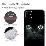 Gumený kryt Pattern Printing Embossment TPU  na iPhone 11 - Whiskered cat