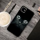 Gumený kryt Pattern Printing Embossment TPU  na iPhone 11 - Whiskered cat