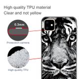 Gumený kryt Pattern Printing Embossment TPU  na iPhone 11 - White tiger