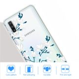 Gumový kryt 3D Pattern Printing na Samsung Galaxy A70-Magnolia