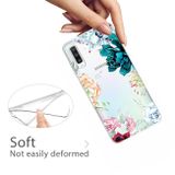 Gumový kryt 3D Pattern Printing na Samsung Galaxy A70-The Stone Flower