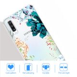Gumový kryt 3D Pattern Printing na Samsung Galaxy A70-The Stone Flower